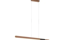 Avlånga Taklampor<Trio Lighting Helios Takpendel LED 82,5-130cm kaffebrun