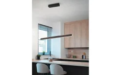 Trio Lighting Helios Takpendel LED 100cm mattsvart* Avlånga Taklampor