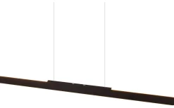 Trio Lighting Helios Takpendel LED 100cm mattsvart* Avlånga Taklampor