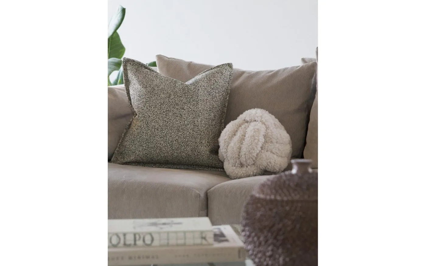 Hella Kuddfodral Beige 45x45cm