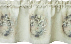 Gardinkappor|Inredning Jul<Svanefors Helle Gardinkappa Grön 50x250cm