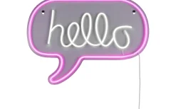 Barnrum|Lampetter<Reality Hello LED-neonskylt