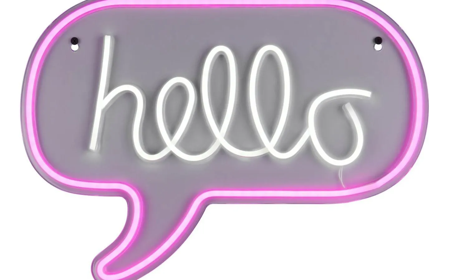 Barnrum|Lampetter<Reality Hello LED-neonskylt