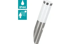 Vägglampor Utomhus<Eglo Helsinki Fasadlampa Rörelse Rostfritt Stål IP44