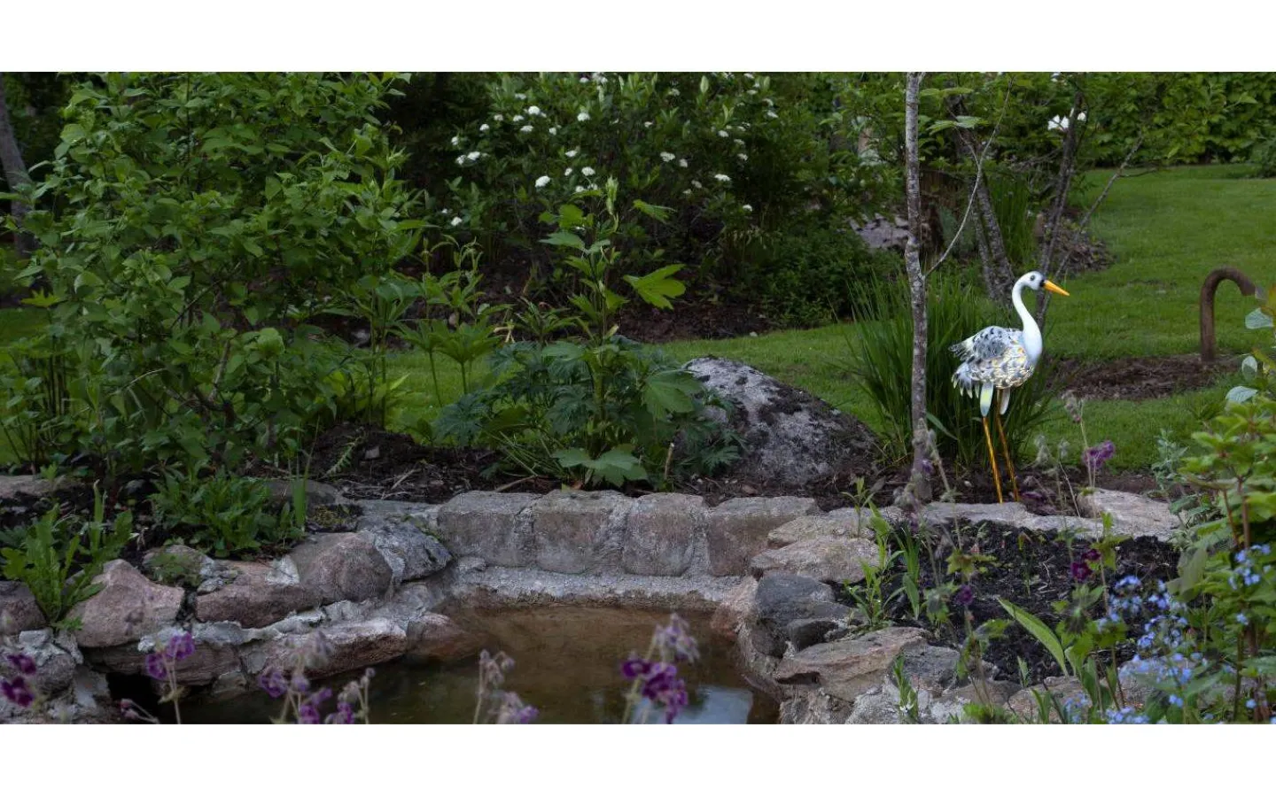 Solcellslampor Dekoration|Visa Alla Solcellslampor<Star Trading Heron Solcellslampa 55cm Grå