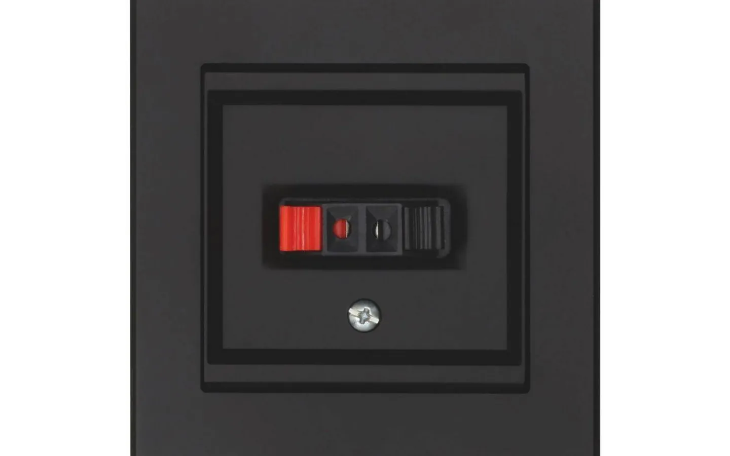 Strömbrytare & Vägguttag<Malmbergs Högtalaruttag Optima, 1-vägs, Svart