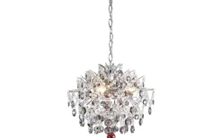 Kristallkronor<Markslojd Hidden Gem Kristallkrona 40cm 3L Krom/Klar/Rökfärgad