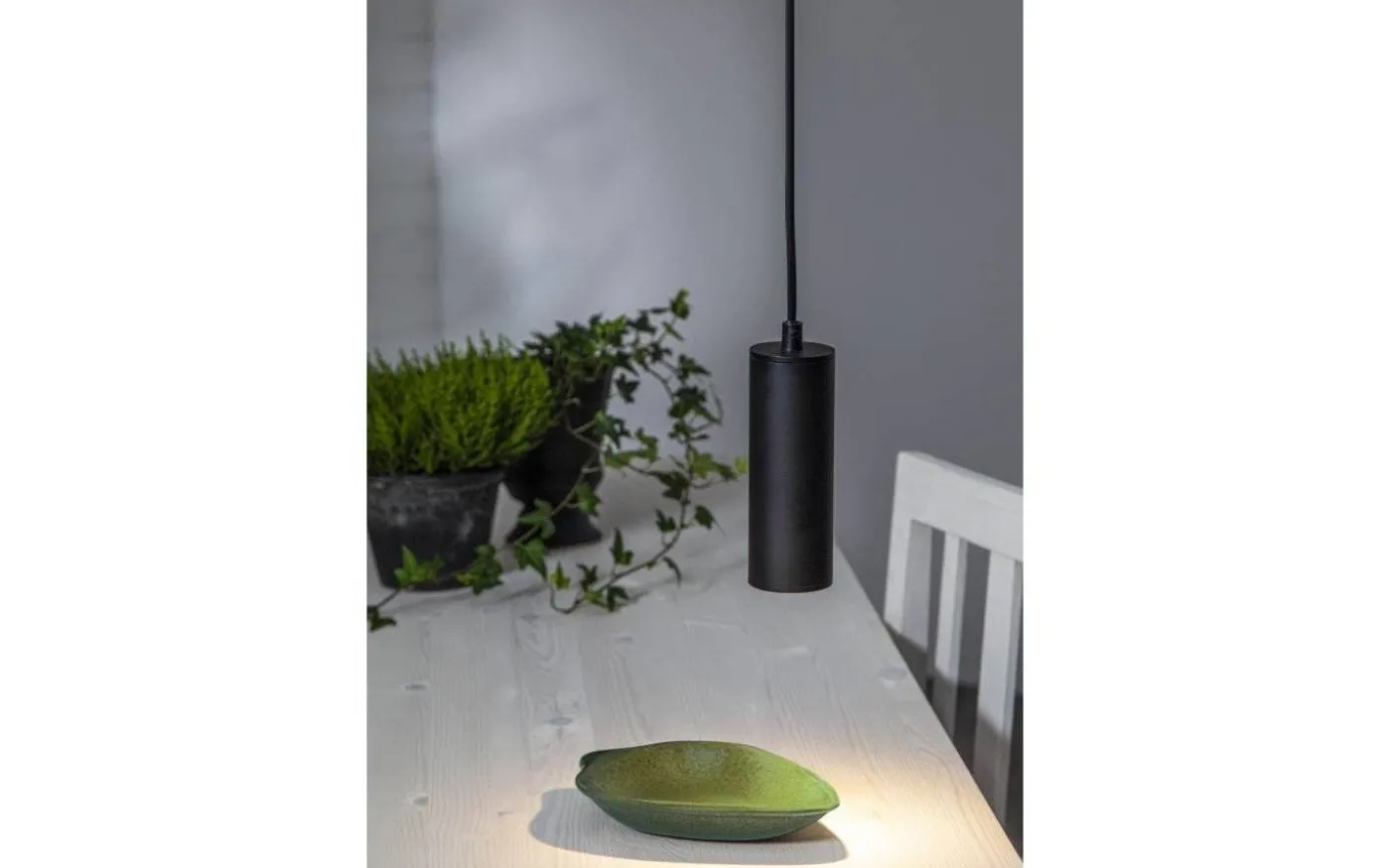 Hide Pendelarmatur GU10 17cm Svart