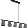 Hilcott Taklampa 116cm 5L Svart/Grå