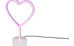 Reality Hjärta Bordslampa LED vit*Barn Barnrum|Bordslampor