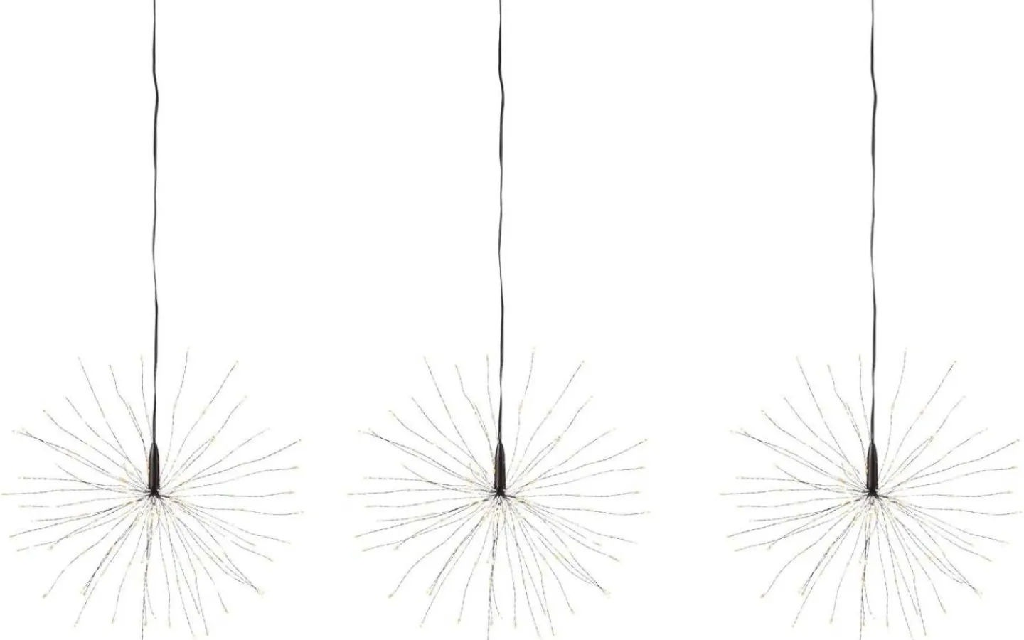 Julpynt Utomhus<Markslojd Hängande Dekoration Meteor 3L Svart IP44