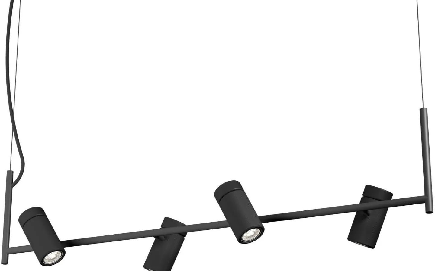 Avlånga Taklampor<Herstal Holder Taklampa 101,5cm Svart