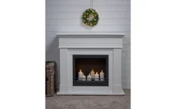 Holly Batteridriven Krans 30cm LED Grön IP44