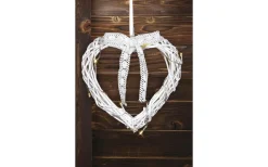 Holstad Batteridrivet Rottinghjärta 25cm Vit