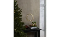 Star Trading Holyday Hängande Dekoration 28cm Guld* Batteri Julpynt Inomhus|Julpynt Inomhus