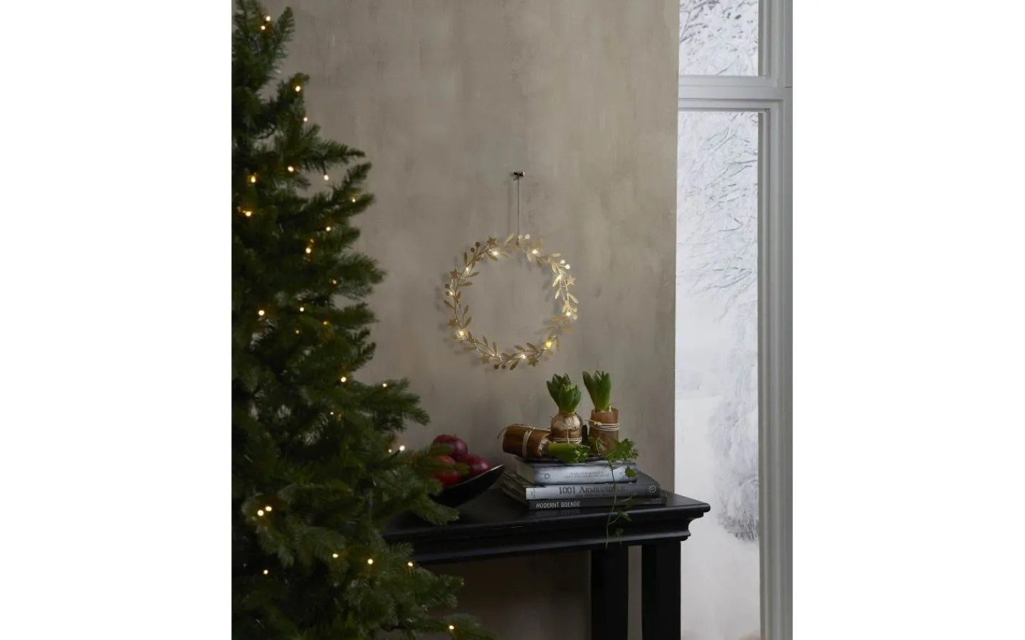 Star Trading Holyday Hängande Dekoration 28cm Guld* Batteri Julpynt Inomhus|Julpynt Inomhus