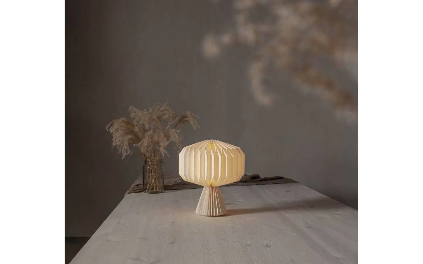 Star Trading Honeycomb Bordsdekoration i Papper 33cm Vit* Julpynt Inomhus