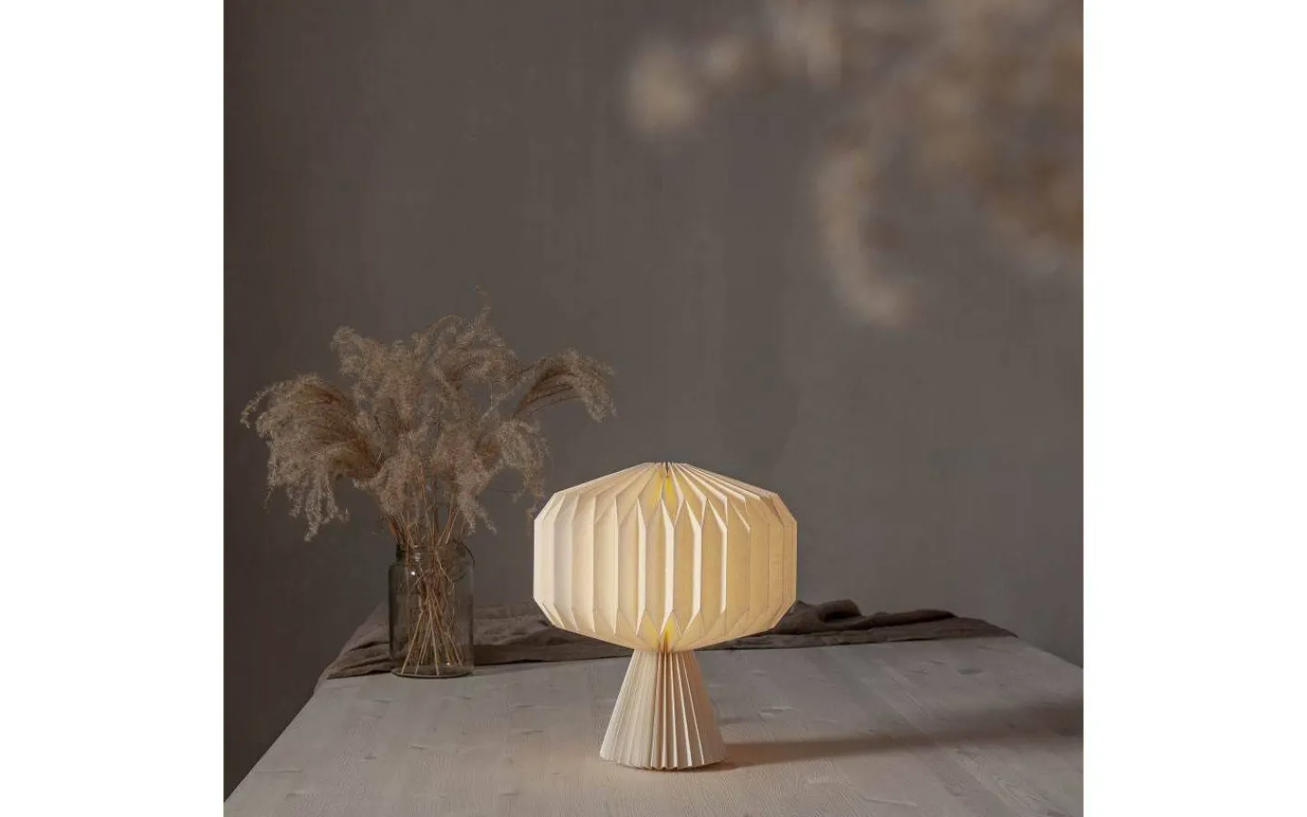 Star Trading Honeycomb Bordsdekoration i Papper 33cm Vit* Julpynt Inomhus