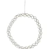 Kransar|Batteri Julpynt Inomhus<Star Trading Hoop Batteridriven Metallkrans 30cm LED Krom Inomhus