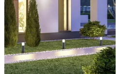 Trio Lighting Hoosic Pollare 30cm E27 antracit IP44* Pollare & Grindlyktor