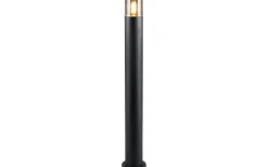 Trio Lighting Hoosic Pollare 80cm E27 mattsvart IP44* Pollare & Grindlyktor
