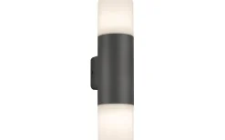 Vägglampor Utomhus<Trio Lighting Hoosic Vägglampa 2-delad E27 antracit IP44