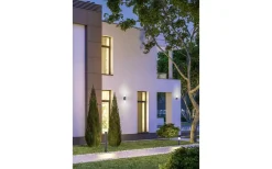 Vägglampor Utomhus<Trio Lighting Hoosic Vägglampa E27 antracit rörelsesensor IP44