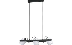 Eglo Hornwood Taklampa 78cm 3L Svart/Vit* Avlånga Taklampor