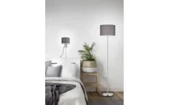 Läslampor<Trio Lighting Hotell Vägglampa med läslampa E14 + LED grå