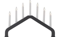 Star Trading House Adventsljusstake 7L 37cm Grafitgrå* Visa Alla Adventsljusstakar|Adventsljusstakar 31-60 Cm