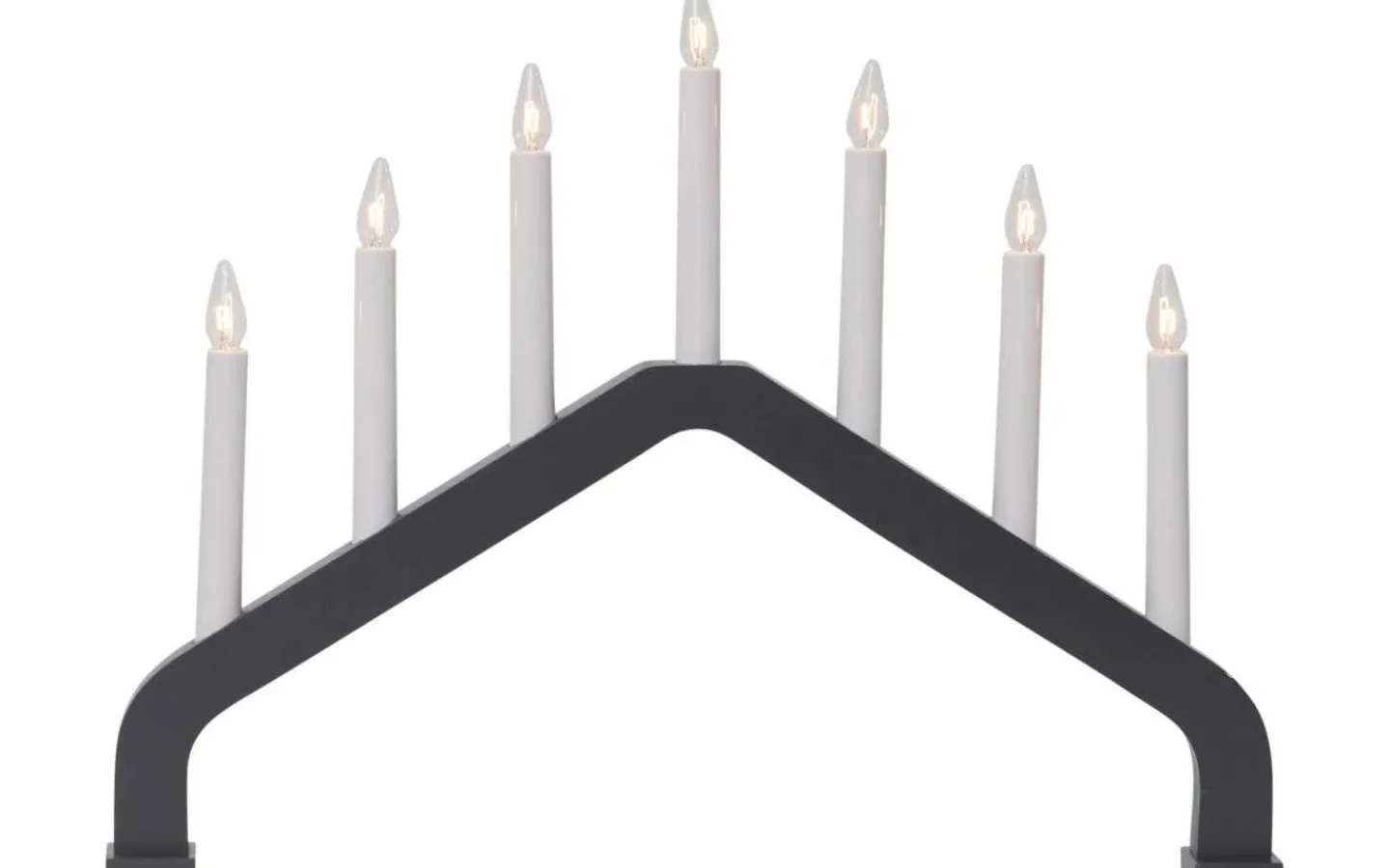 Star Trading House Adventsljusstake 7L 37cm Grafitgrå* Visa Alla Adventsljusstakar|Adventsljusstakar 31-60 Cm