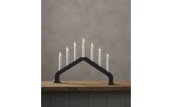 Star Trading House Adventsljusstake 7L 37cm Grafitgrå* Visa Alla Adventsljusstakar|Adventsljusstakar 31-60 Cm