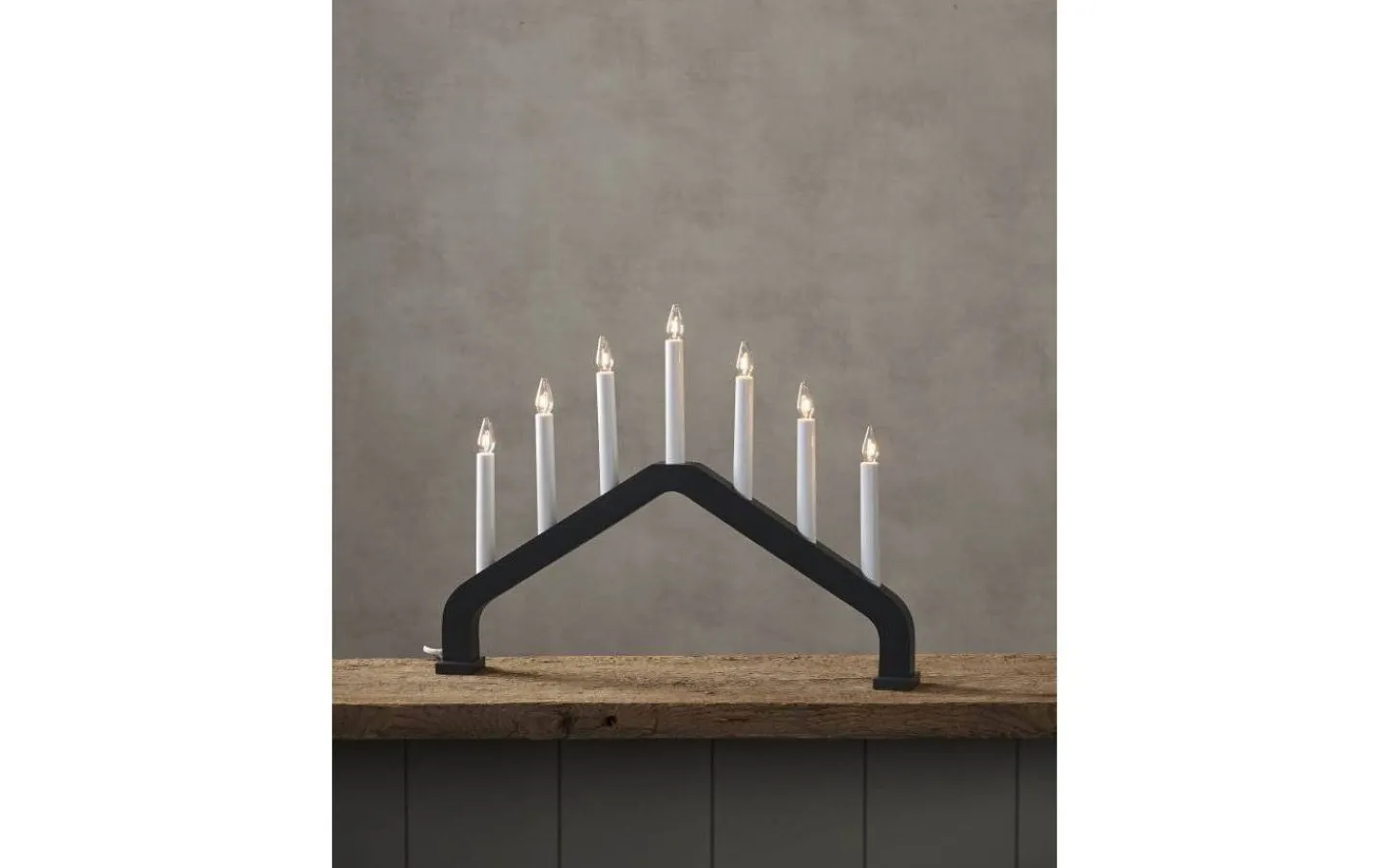 Star Trading House Adventsljusstake 7L 37cm Grafitgrå* Visa Alla Adventsljusstakar|Adventsljusstakar 31-60 Cm