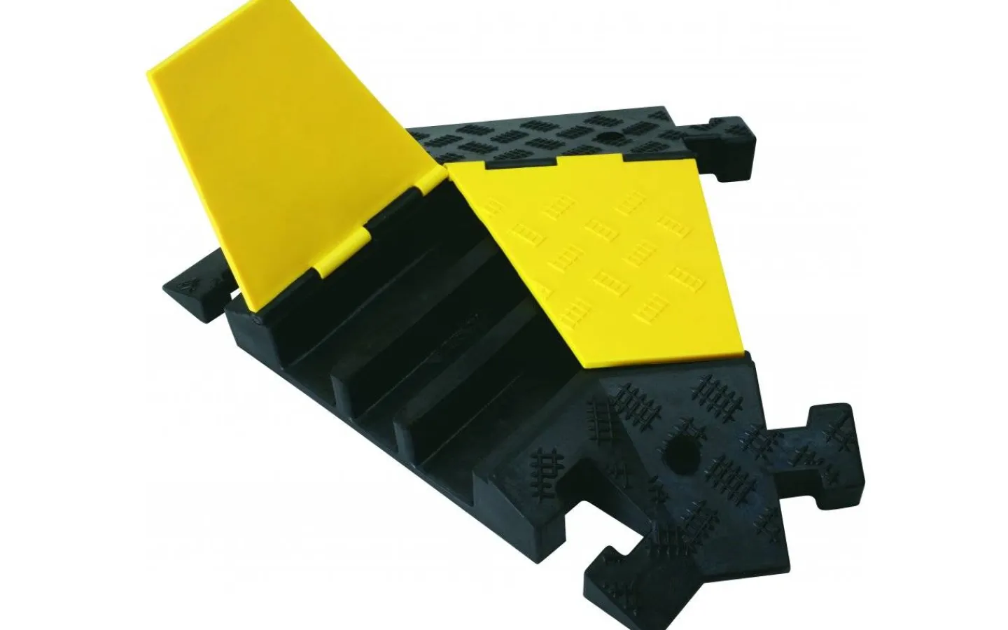 Kabelkanaler,Stegar,Rännor<Malmbergs Hörn för kabelbrygga, vänster 45°