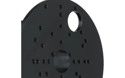 Hörnfäste 11,2cm Universal Svart