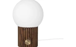 Globen Lighting Hubble Bordslampa 24cm Valnöt* Bordslampor