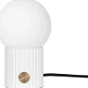 Vardagsrum|Sovrum<Globen Lighting Hubble Bordslampa 24cm Vit