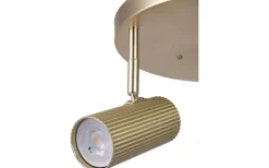 Globen Lighting Hubble Takspotlight 3L 25cm Borstad Mässing* Runda Takspotlights|Takspot Med 3 Lampor