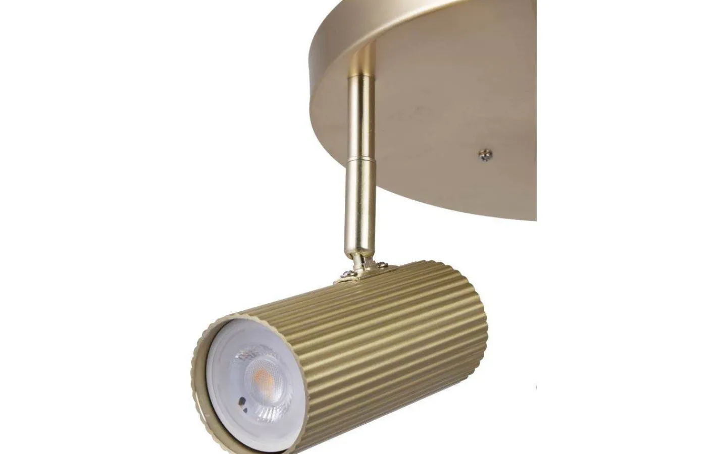 Globen Lighting Hubble Takspotlight 3L 25cm Borstad Mässing* Runda Takspotlights|Takspot Med 3 Lampor