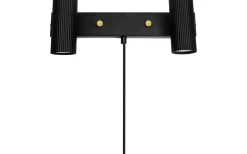 Globen Lighting Hubble Vägglampa 2L 35cm Svart* Läslampor