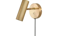 Globen Lighting Hubble Vägglampa Mässing* Sovrum|Läslampor