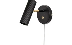 Sovrum|Läslampor<Globen Lighting Hubble Vägglampa Svart