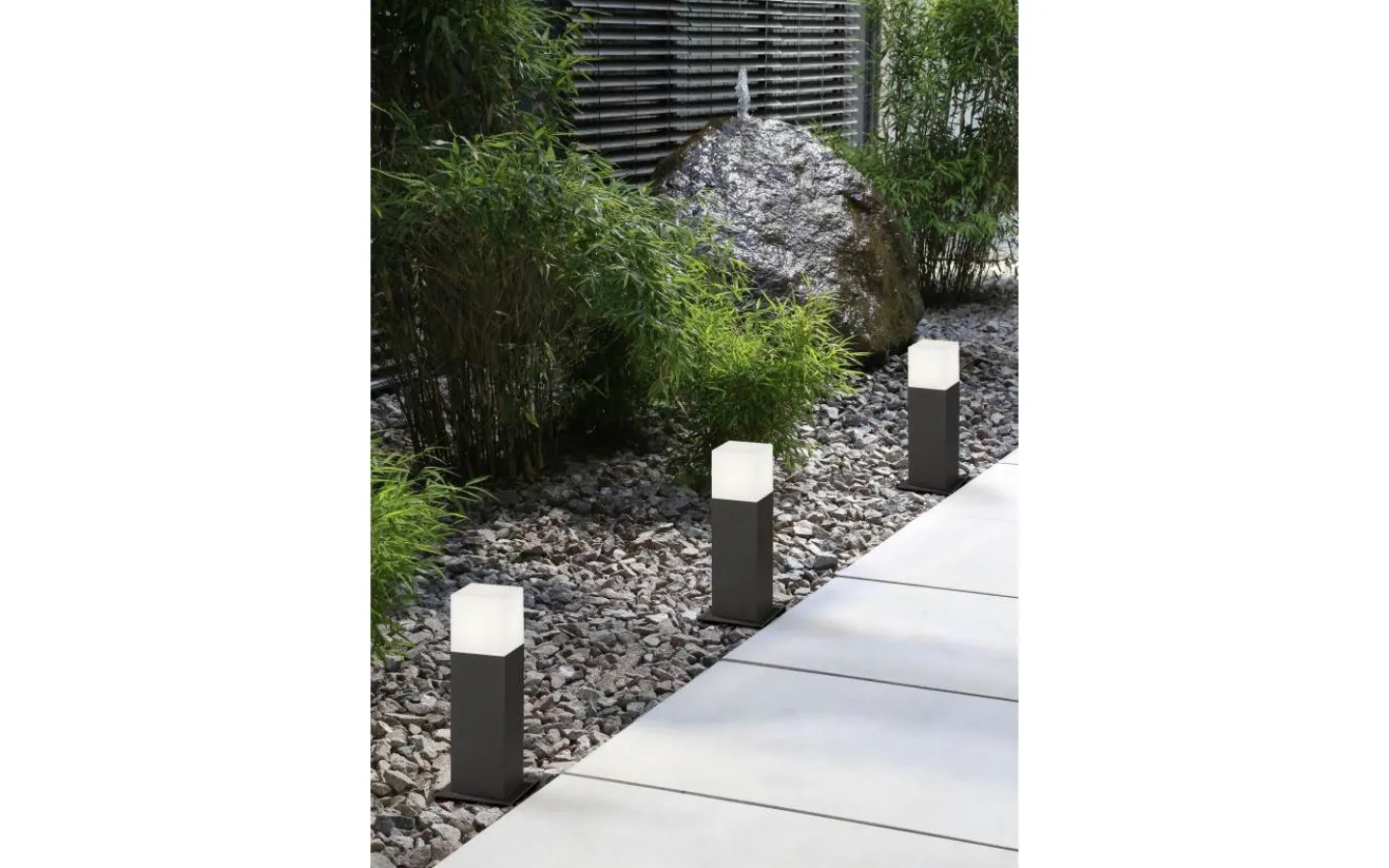 Trio Lighting Hudson Pollare 30cm E14 antracit IP44* Pollare & Grindlyktor