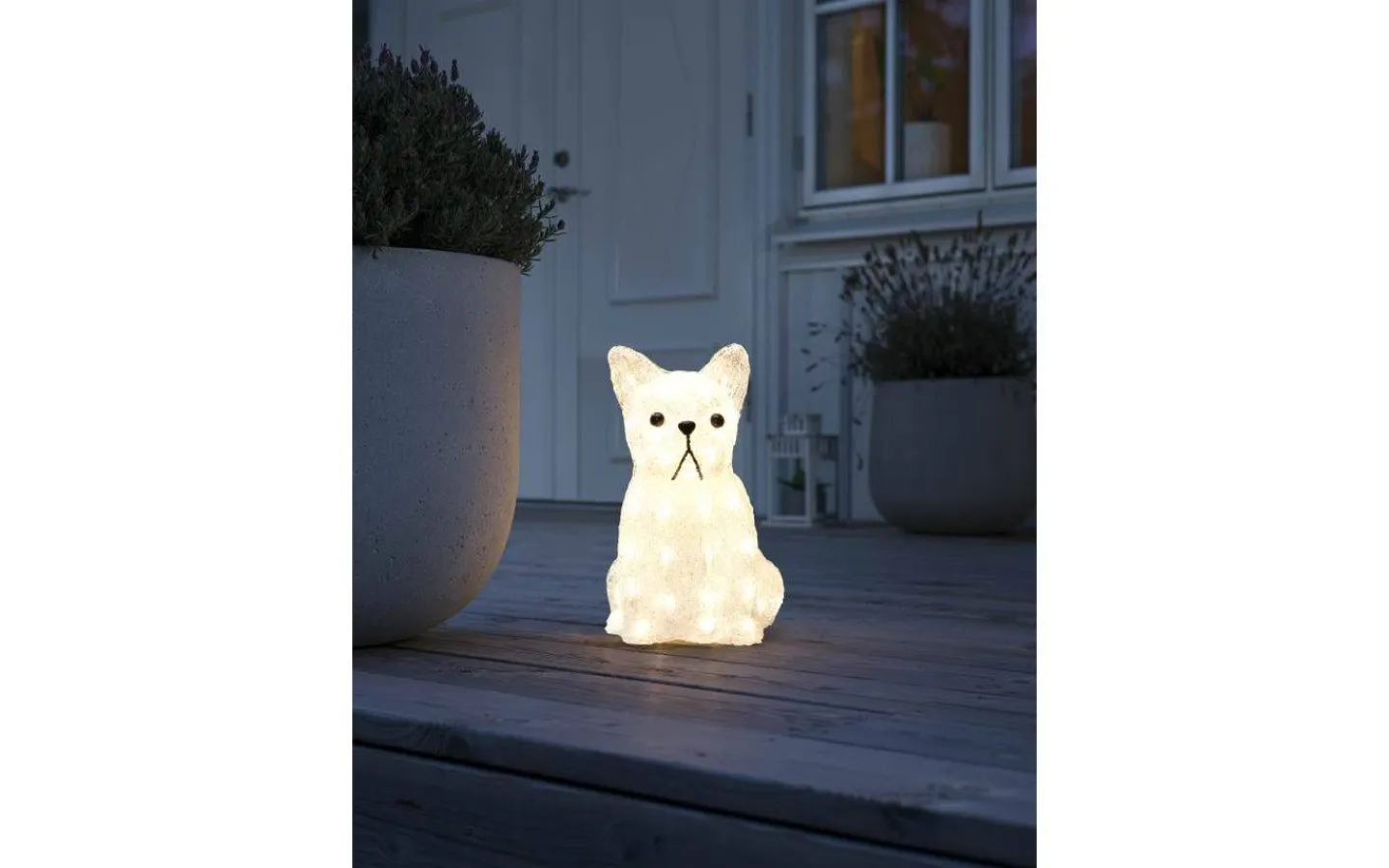 Julpynt Utomhus<Konstsmide Hund Utomhusdekoration 33cm IP44