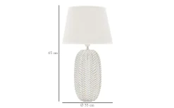 Bordslampor<Mauro Ferretti Hybrid Bordslampa 65cm Vit