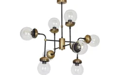 Stora Taklampor Ø70-150 Cm<Hallbergs Hydro Taklampa 8L 84cm Oxid/Klarglas