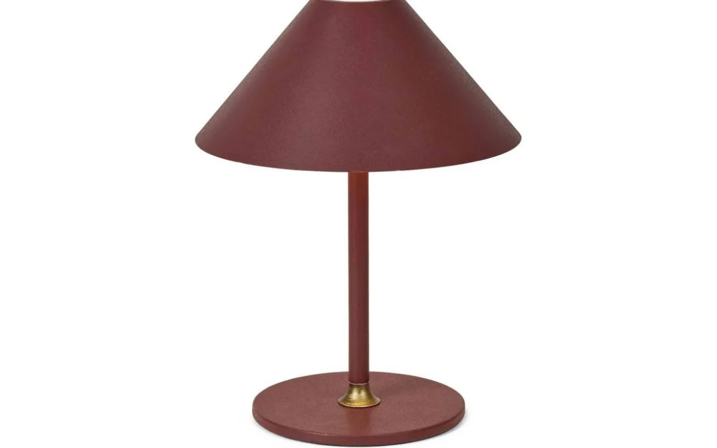 Hygge Uppladdningsbar Bordslampa LED 3W 3000K 25cm Maroon IP54