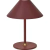 Halo Design Hygge Uppladdningsbar Bordslampa LED 3W 3000K 20cm Bordeaux IP54* Uppladdningsbara Lampor Utomhus|Uppladdningsbara Lampor Utomhus
