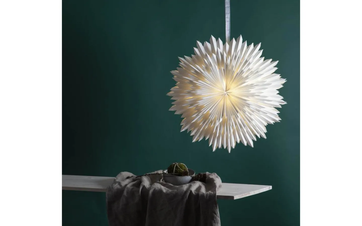 Exklusiva Pappersstjärnor|Visa Alla Julstjärnor<Star Trading Ice Julstjärna 70cm Vit