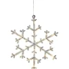 Star Trading Icy Hängande Dekoration Snöflinga 28cm* Batteri Julpynt Inomhus|Julpynt Inomhus
